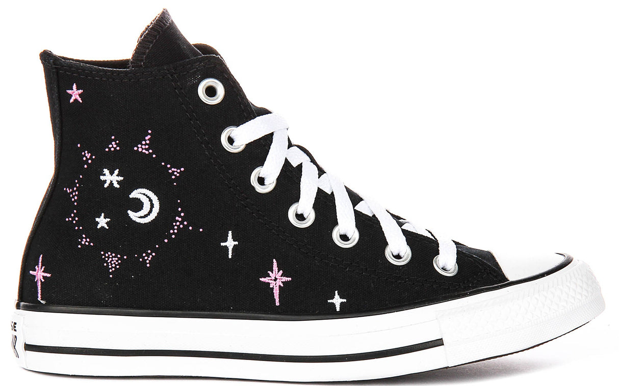 Converse Chuck Taylor All Star Moon A13513C In Black Pink Print