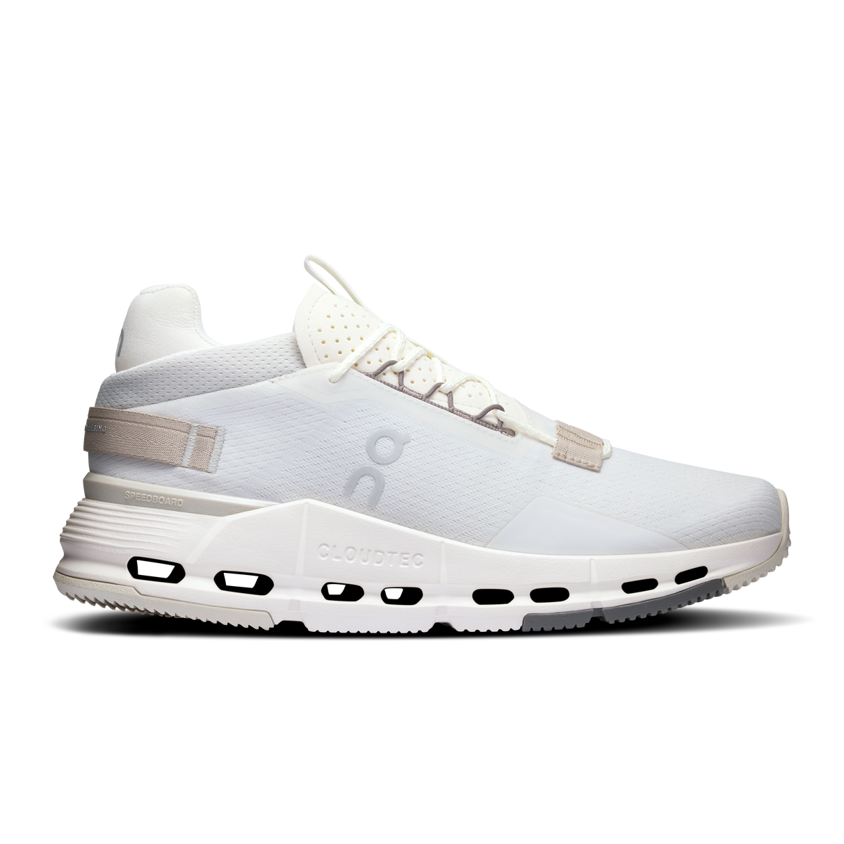 Women's On Cloudnova 2, Ice/Sand, 9.5 B Medium