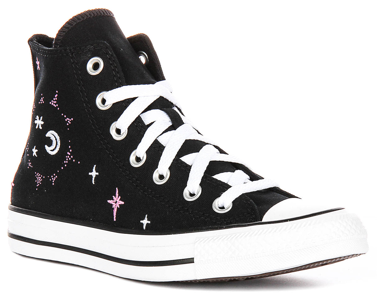 Converse Chuck Taylor All Star Moon A13513C In Black Pink Print