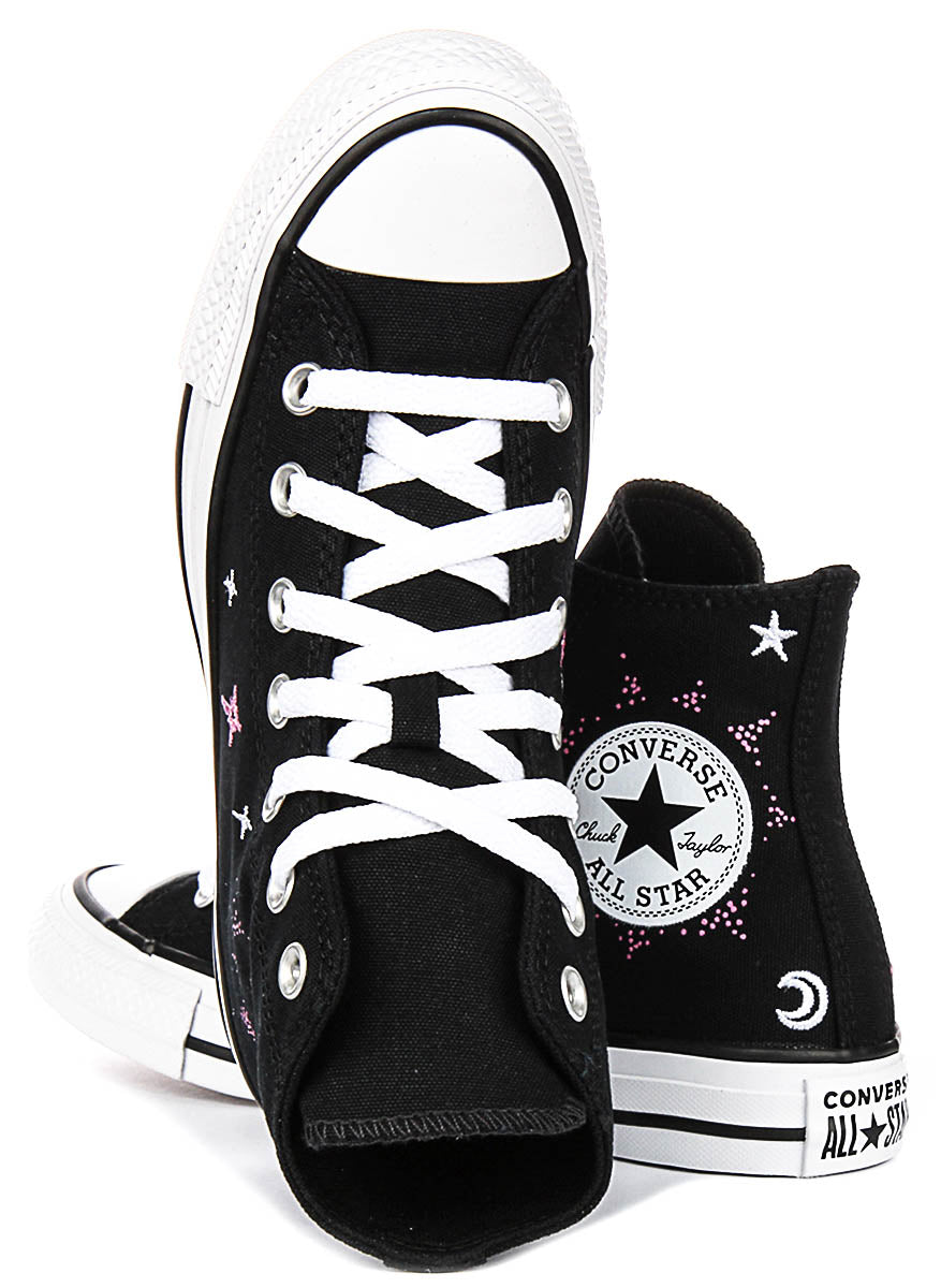 Converse Chuck Taylor All Star Moon A13513C In Black Pink Print