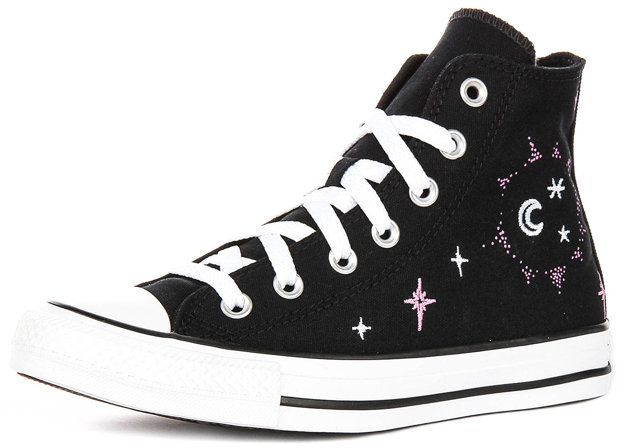 Converse Chuck Taylor All Star Moon A13513C In Black Pink Print